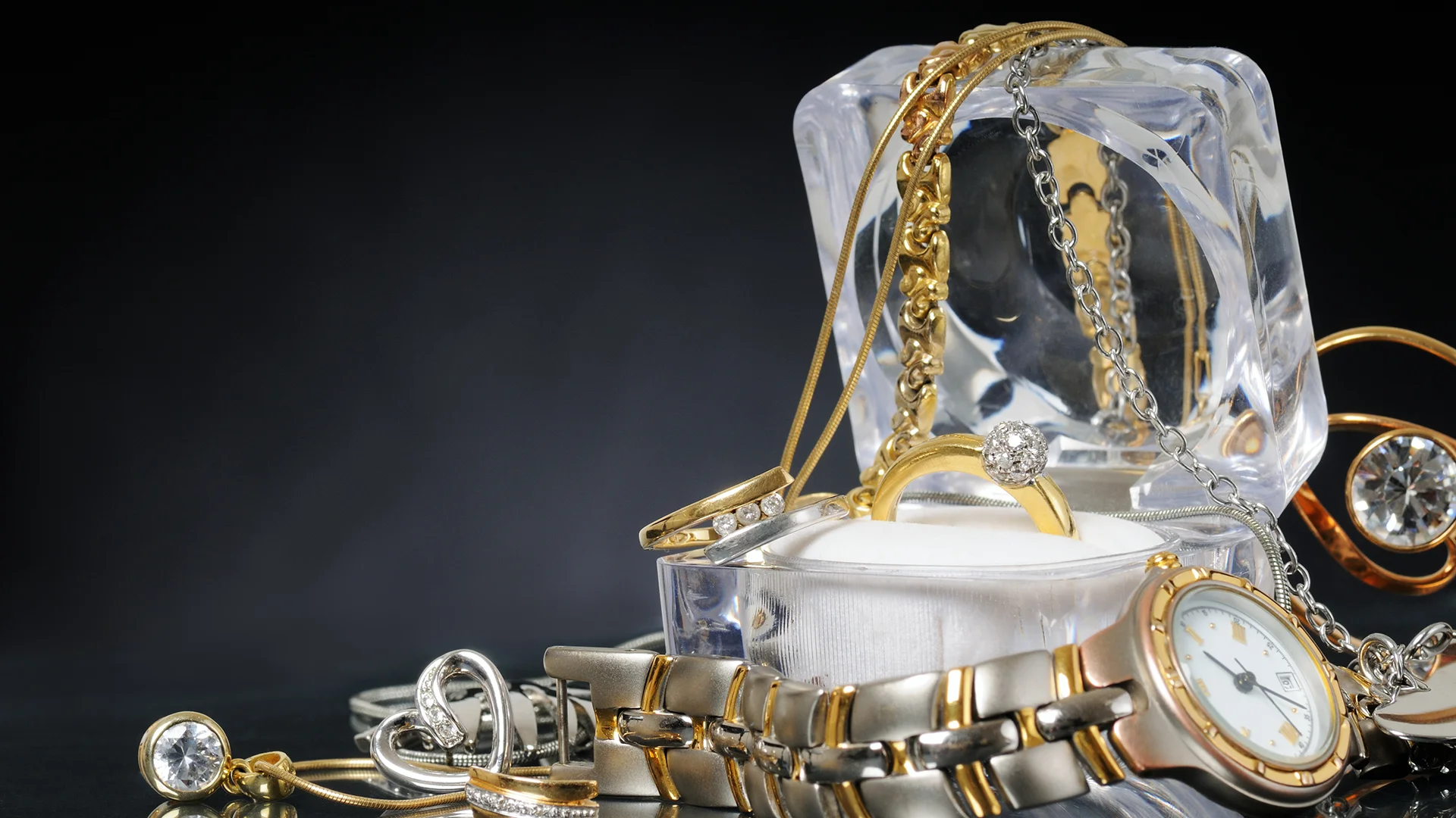 Custom watches and jewelry showroom