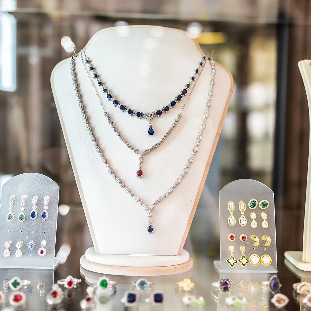 Jewelry display used for buyer approval